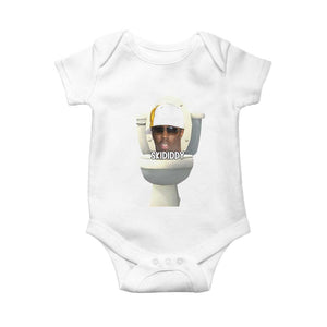 Funny Diddy Baby Onesie Diddy Skibidi Toilet Meme TS10 White Print Your Wear