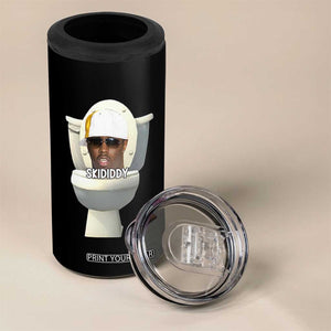Funny Diddy 4 in 1 Can Cooler Tumbler Diddy Skibidi Toilet Meme TS10 Print Your Wear