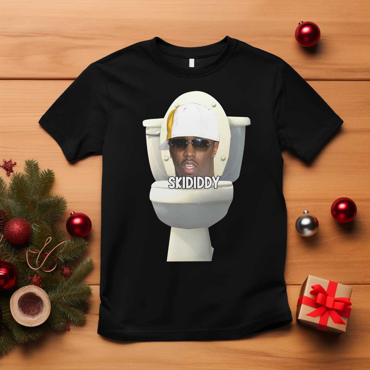 Funny Diddy T Shirt Diddy Skibidi Toilet Meme TS10 Black Print Your Wear