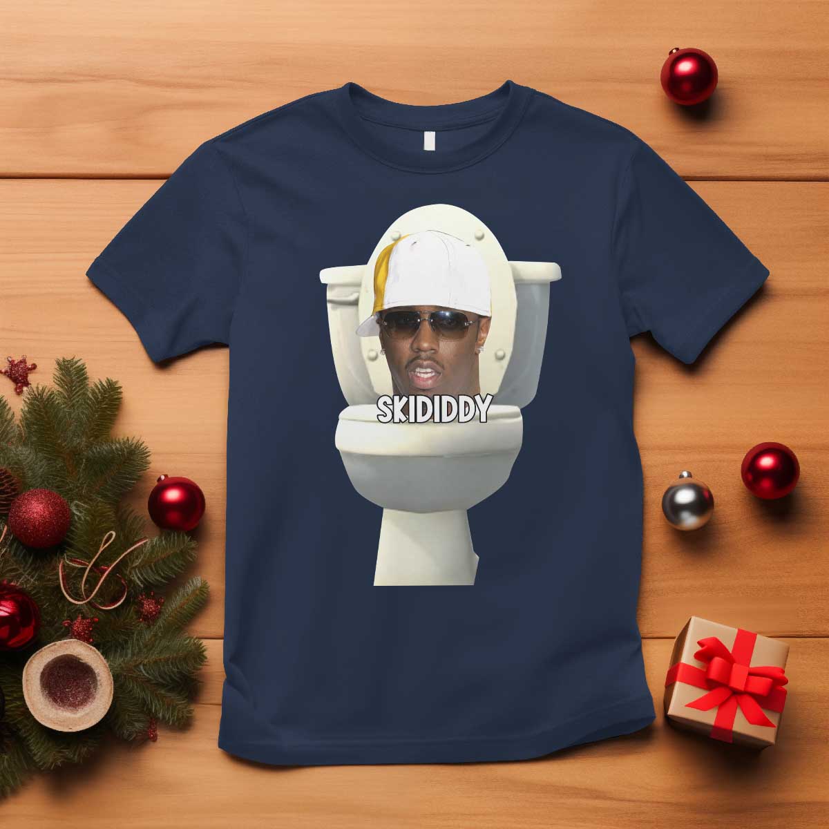 Funny Diddy T Shirt Diddy Skibidi Toilet Meme TS10 Navy Print Your Wear