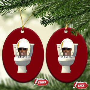 Funny Diddy Ceramic Ornament Diddy Skibidi Toilet Meme TS10 Print Your Wear