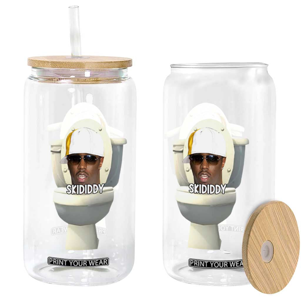Funny Diddy Glass Can Diddy Skibidi Toilet Meme TS10 Print Your Wear