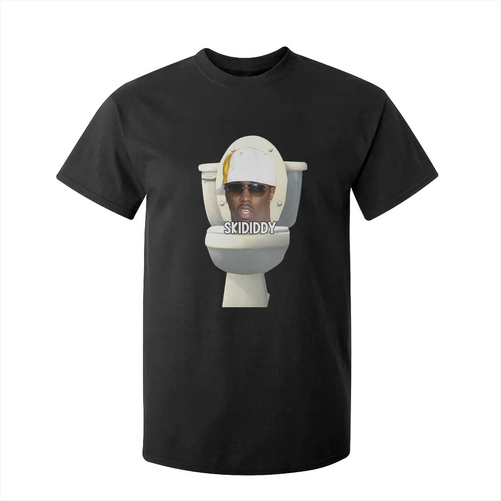 Funny Diddy T Shirt For Kid Diddy Skibidi Toilet Meme TS10 Black Print Your Wear