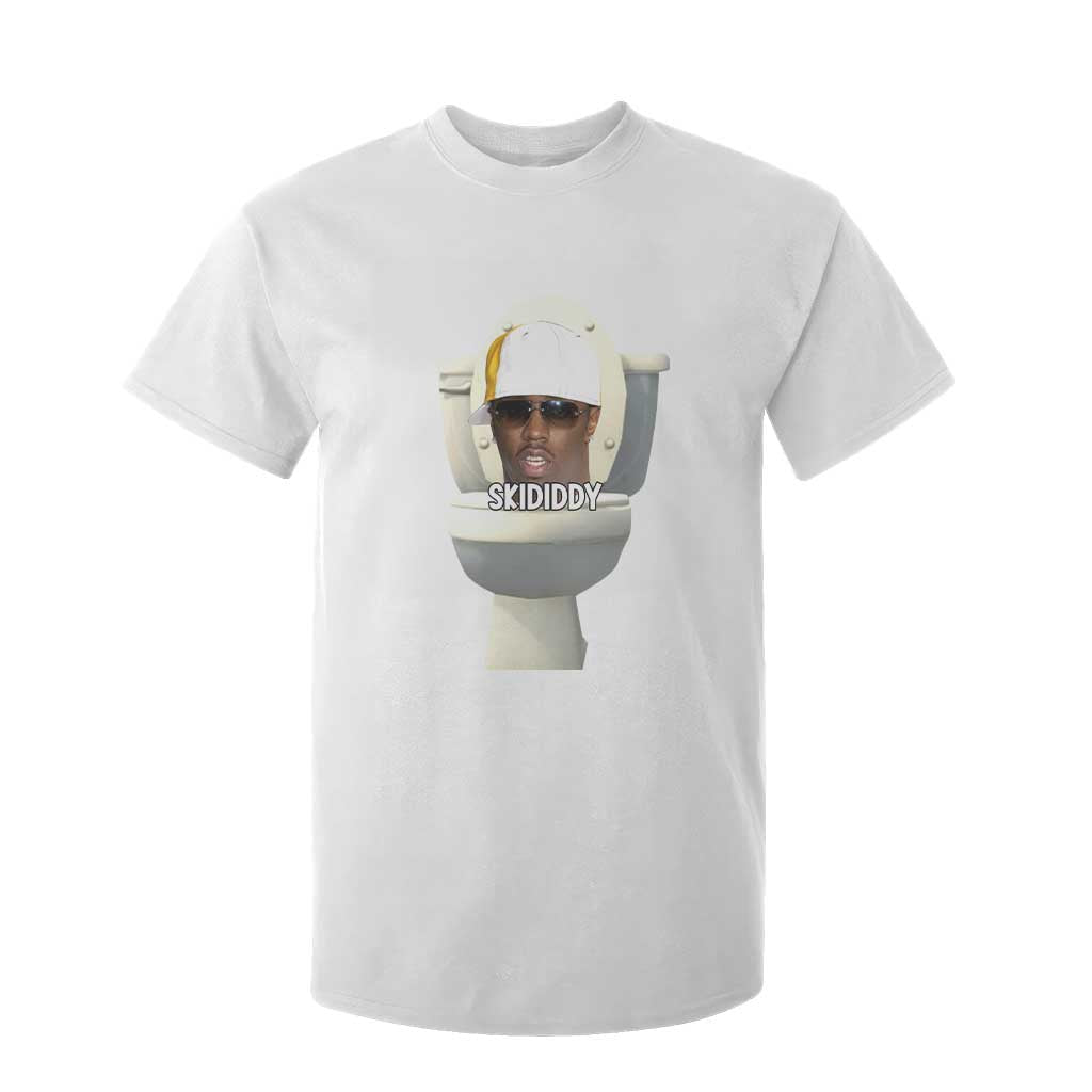 Funny Diddy T Shirt For Kid Diddy Skibidi Toilet Meme TS10 White Print Your Wear