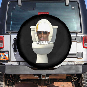 Funny Diddy Spare Tire Cover Diddy Skibidi Toilet Meme TS10 No hole Black Print Your Wear