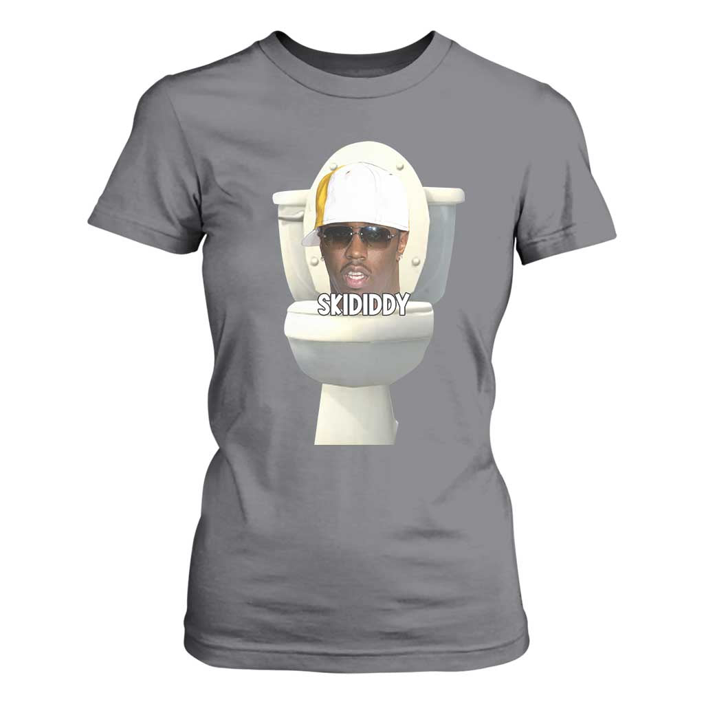 Funny Diddy T Shirt For Women Diddy Skibidi Toilet Meme TS10 Charcoal Print Your Wear