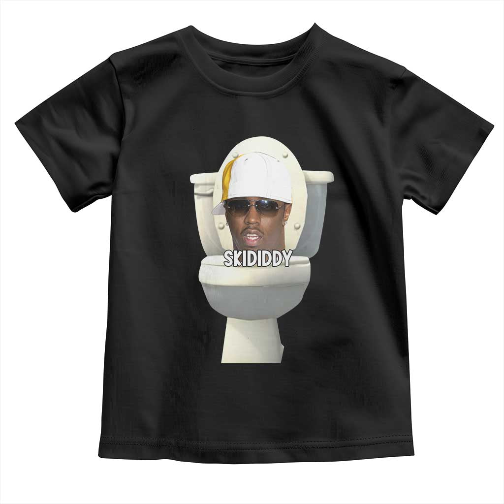 Funny Diddy Toddler T Shirt Diddy Skibidi Toilet Meme TS10 Black Print Your Wear