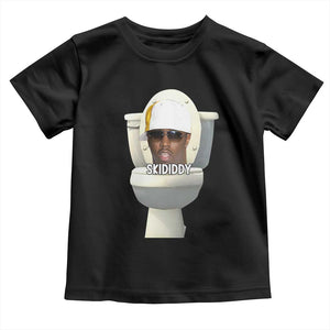 Funny Diddy Toddler T Shirt Diddy Skibidi Toilet Meme TS10 Black Print Your Wear