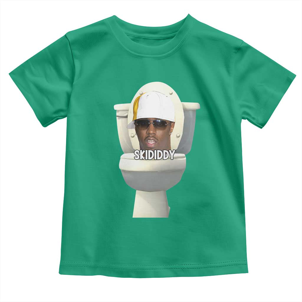 Funny Diddy Toddler T Shirt Diddy Skibidi Toilet Meme TS10 Irish Green Print Your Wear