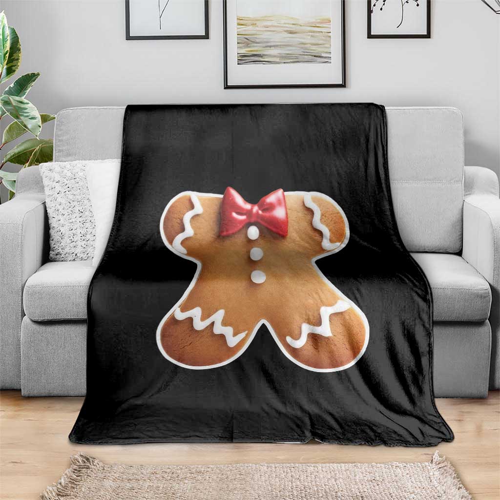 Gingerbread Man Throw Blanket Christmas Cookie Costume TS10 Print Your Wear
