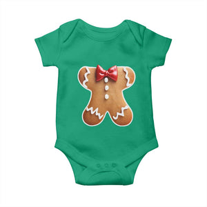 Gingerbread Man Baby Onesie Christmas Cookie Costume TS10 Irish Green Print Your Wear