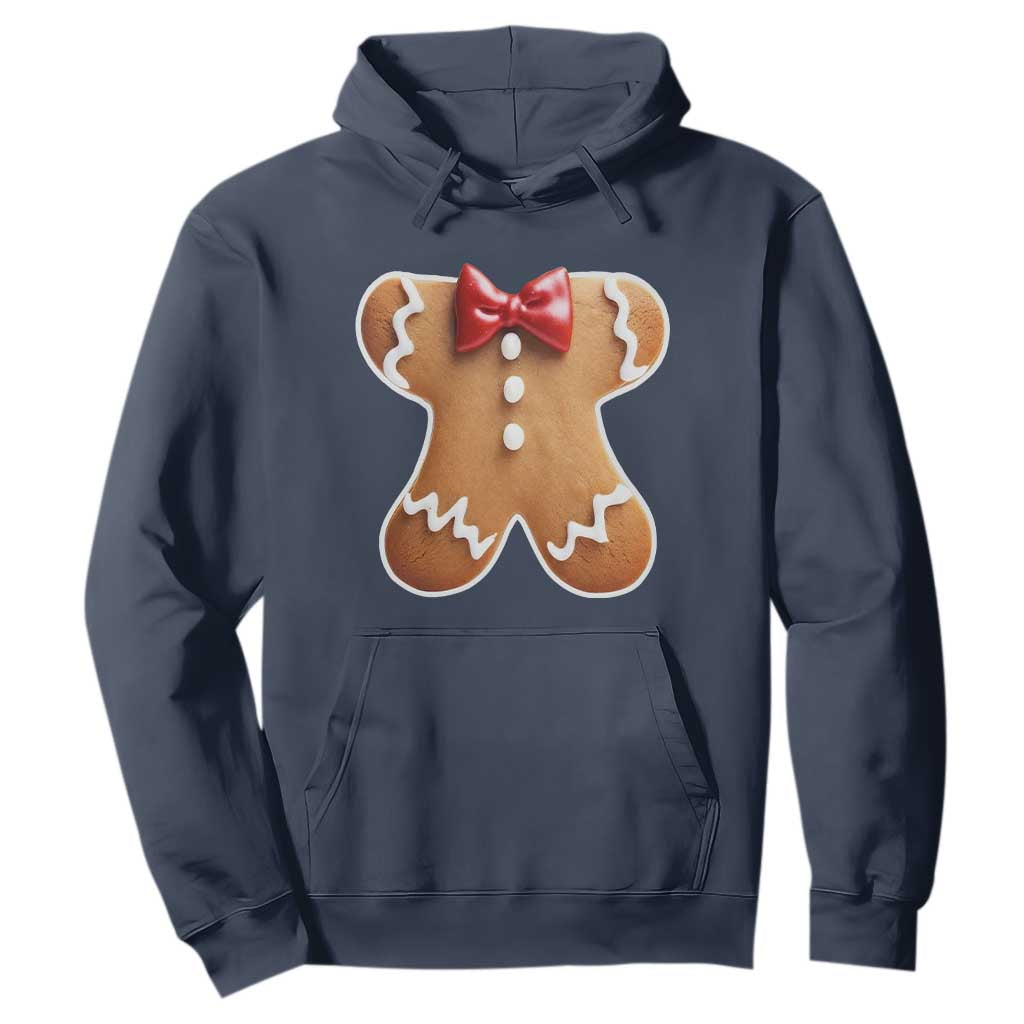 Gingerbread Man Hoodie Christmas Cookie Costume TS10 Navy Print Your Wear