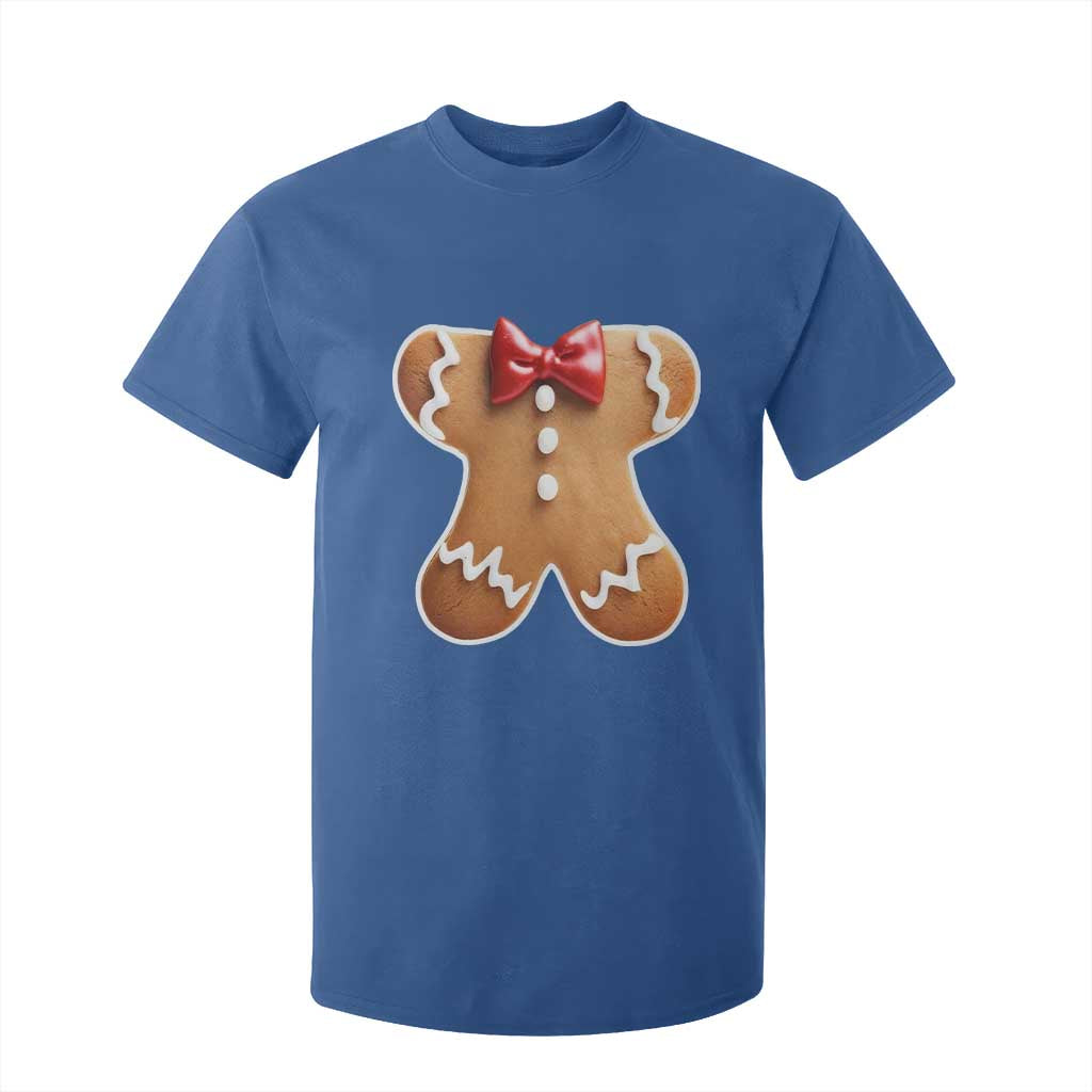 Gingerbread Man T Shirt For Kid Christmas Cookie Costume TS10 Royal Blue Print Your Wear
