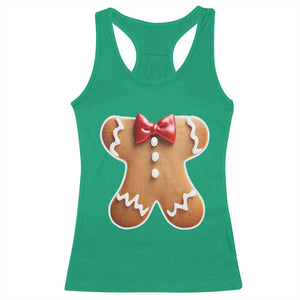 Gingerbread Man Racerback Tank Top Christmas Cookie Costume TS10 Irish Green Print Your Wear
