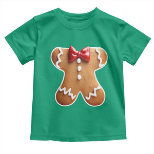 Gingerbread Man Toddler T Shirt Christmas Cookie Costume TS10 Irish Green Print Your Wear