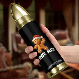 Funny Xmas Gingerbread Man Bullet Tumbler Cookie Bite Me TS10 Print Your Wear