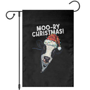 Christmas Cow Garden Flag Funny Moo Ry Christmas Farmer Gift TS10 Black Print Your Wear