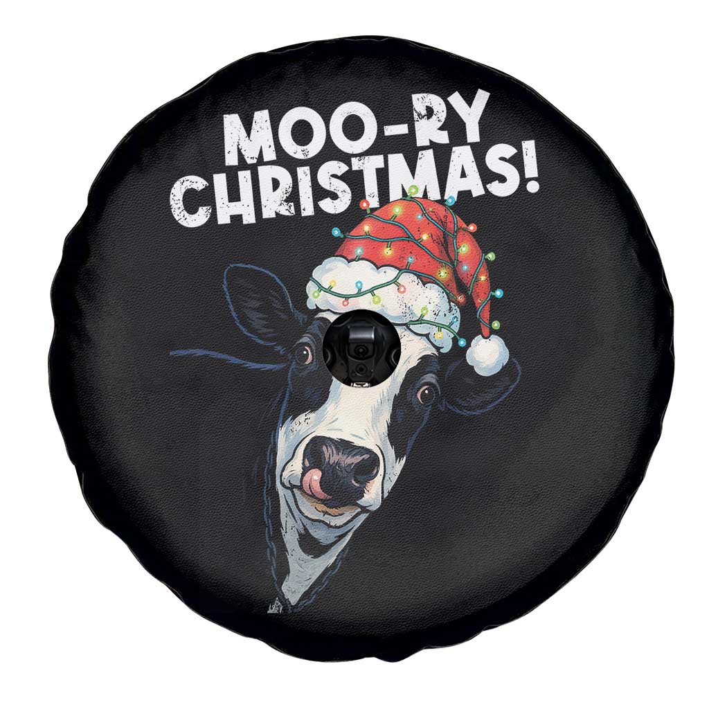 Christmas Cow Spare Tire Cover Funny Moo Ry Christmas Farmer Gift TS10 Print Your Wear