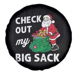 Retro Funny Santa Spare Tire Cover Christmas Joke Check Out My Big Sack TS10 Print Your Wear