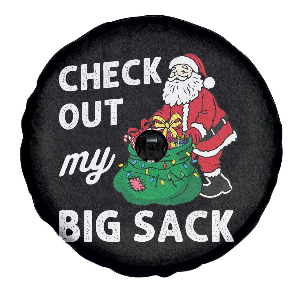 Retro Funny Santa Spare Tire Cover Christmas Joke Check Out My Big Sack TS10 Print Your Wear