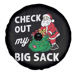 Retro Funny Santa Spare Tire Cover Christmas Joke Check Out My Big Sack TS10 Print Your Wear