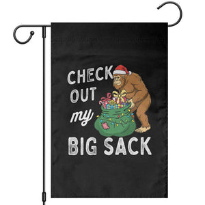 Santa Bigfoot Christmas Garden Flag Funny Sasquatch Xmas Joke TS10 Black Print Your Wear