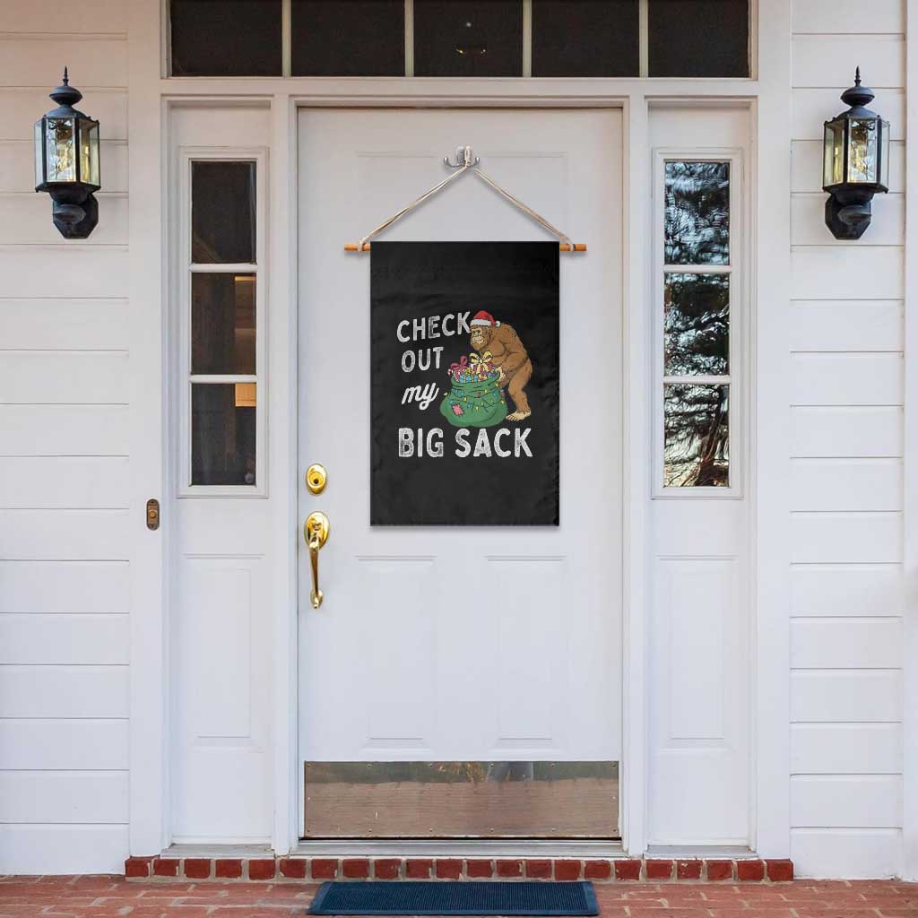 Santa Bigfoot Christmas Garden Flag Funny Sasquatch Xmas Joke TS10 Print Your Wear