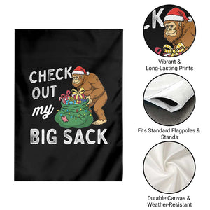Santa Bigfoot Christmas Garden Flag Funny Sasquatch Xmas Joke TS10 Print Your Wear