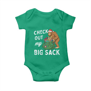 Santa Bigfoot Christmas Baby Onesie Funny Sasquatch Xmas Joke TS10 Irish Green Print Your Wear