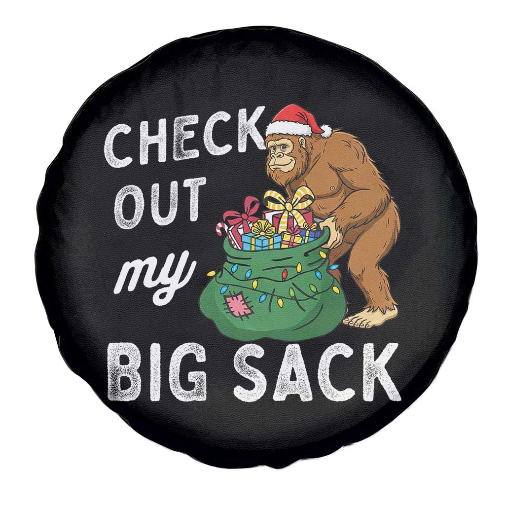 Santa Bigfoot Christmas Spare Tire Cover Funny Sasquatch Xmas Joke TS10 Print Your Wear