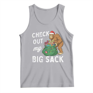 Santa Bigfoot Christmas Tank Top Funny Sasquatch Xmas Joke TS10 Athletic Heather Print Your Wear