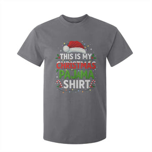 This Is My Christmas Pajama T Shirt For Kid Funny Xmas PJs TS10 Charcoal Print Your Wear