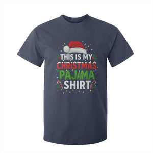 This Is My Christmas Pajama T Shirt For Kid Funny Xmas PJs TS10 Navy Print Your Wear