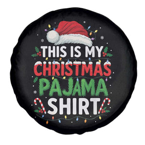 This Is My Christmas Pajama Spare Tire Cover Funny Xmas PJs TS10 Print Your Wear