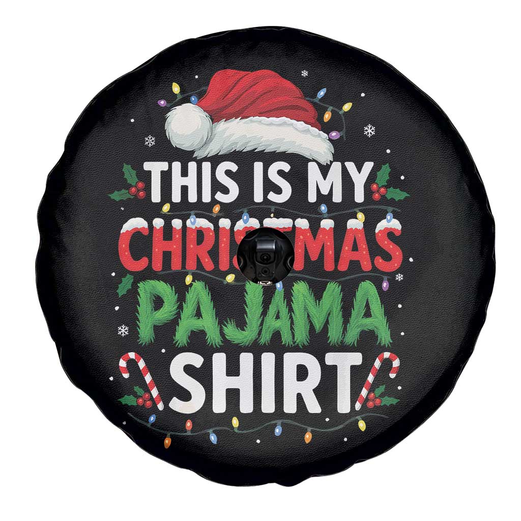 This Is My Christmas Pajama Spare Tire Cover Funny Xmas PJs TS10 Print Your Wear