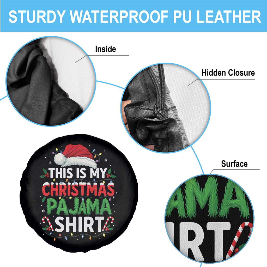 This Is My Christmas Pajama Spare Tire Cover Funny Xmas PJs TS10 Print Your Wear