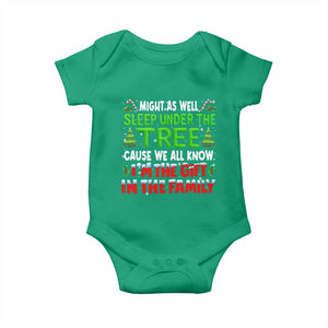 Funny Christmas Baby Onesie I'm The Gift Family Pajama TS10 Irish Green Print Your Wear