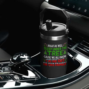 Funny Christmas Flip Straw Tumbler I'm The Gift Family Pajama TS10 Print Your Wear