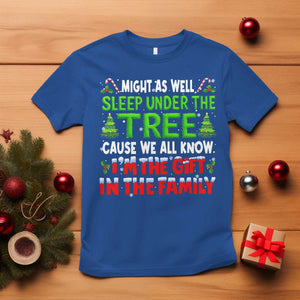 Funny Christmas T Shirt I'm The Gift Family Pajama TS10 Royal Blue Print Your Wear