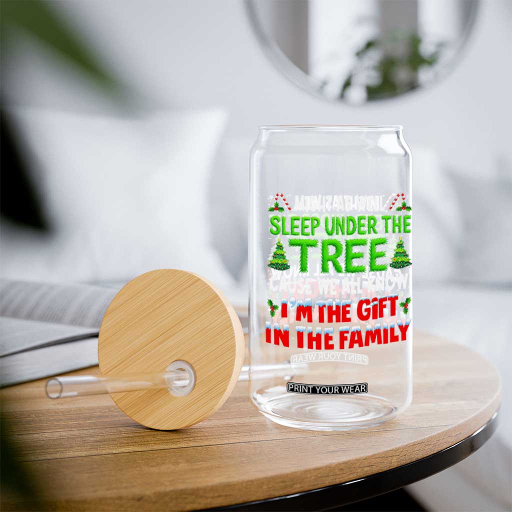 Funny Christmas Glass Can I'm The Gift Family Pajama TS10 Print Your Wear