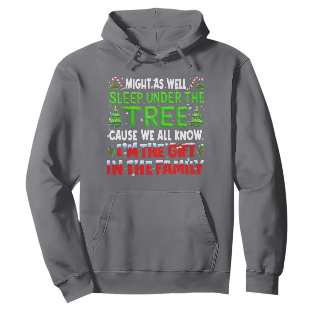 Funny Christmas Hoodie I'm The Gift Family Pajama TS10 Charcoal Print Your Wear