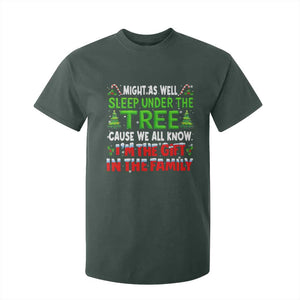 Funny Christmas T Shirt For Kid I'm The Gift Family Pajama TS10 Dark Forest Green Print Your Wear