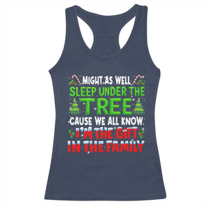 Funny Christmas Racerback Tank Top I'm The Gift Family Pajama TS10 Navy Print Your Wear