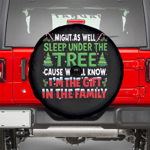 Funny Christmas Spare Tire Cover I'm The Gift Family Pajama TS10 Black Print Your Wear