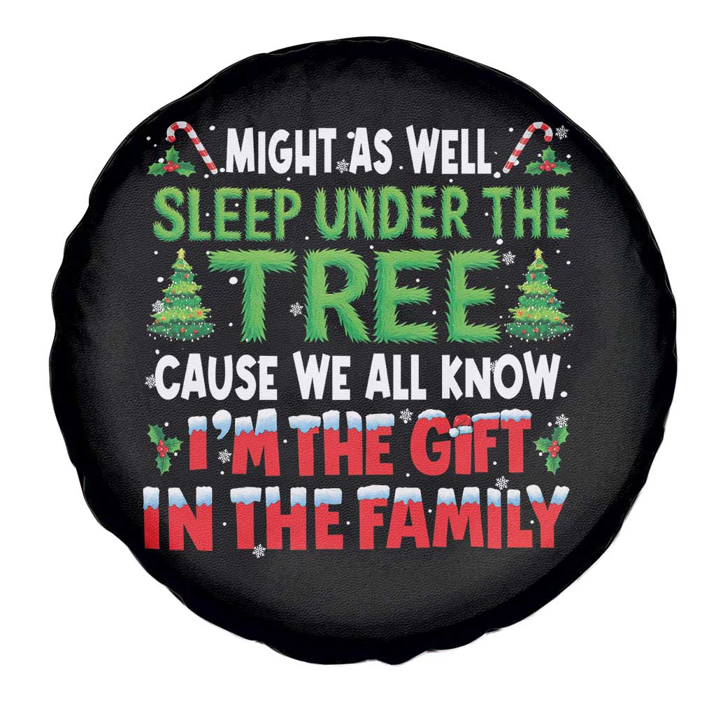 Funny Christmas Spare Tire Cover I'm The Gift Family Pajama TS10 Print Your Wear