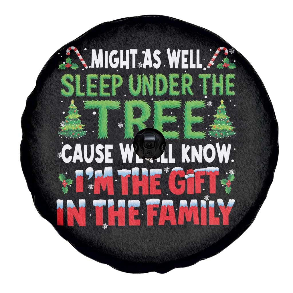 Funny Christmas Spare Tire Cover I'm The Gift Family Pajama TS10 Print Your Wear