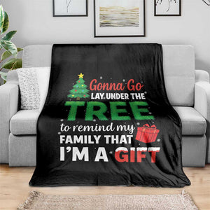 Funny Christmas Throw Blanket Lay Under The Tree Xmas Family Pajama Gift TS10 Print Your Wear