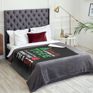 Funny Christmas Throw Blanket Lay Under The Tree Xmas Family Pajama Gift TS10 Print Your Wear