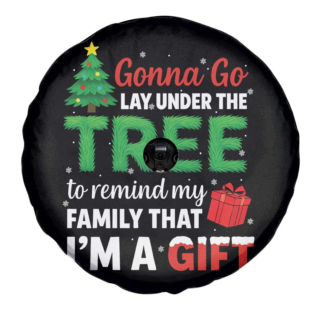 Funny Christmas Spare Tire Cover Lay Under The Tree Xmas Family Pajama Gift TS10 Print Your Wear