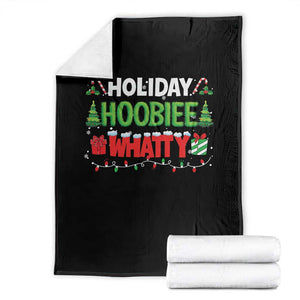 Holiday Hoobie Whatty Throw Blanket Funny Christmas Movie TS10 Black Print Your Wear